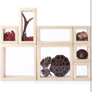 Guidecraft Treasure Boxes Wooden Toys Montessori Toy for Kids